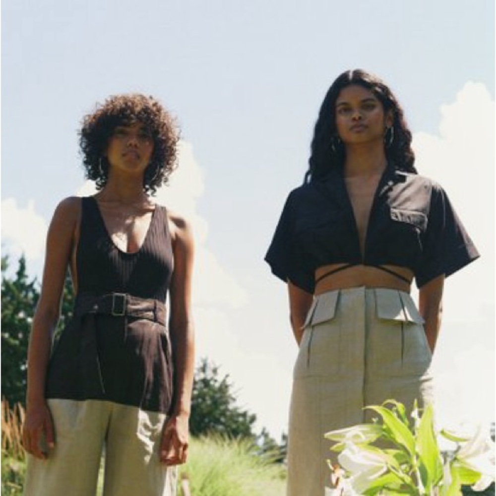 Matthew Brunch Cropped Safari Top